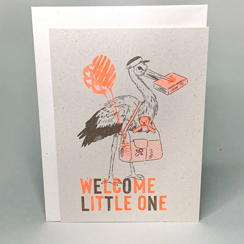 Karte mit Umschlag - Welcome little one