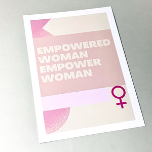 Mini Poster - Frauenpower